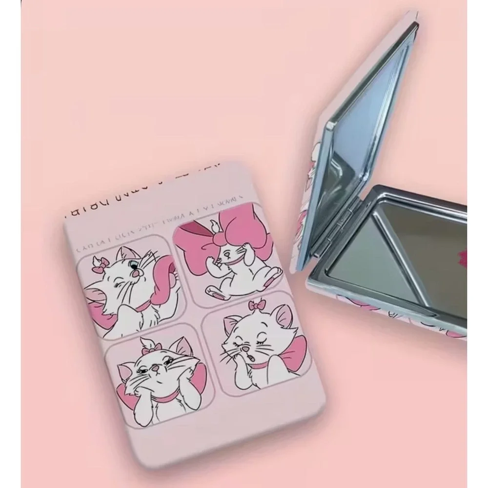 Marie Cat Aristocats Disney Compact Mirror Makeup‎ Vanity Pocket Double New